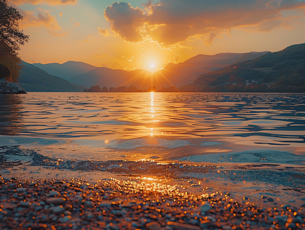 plage  aiguebelette