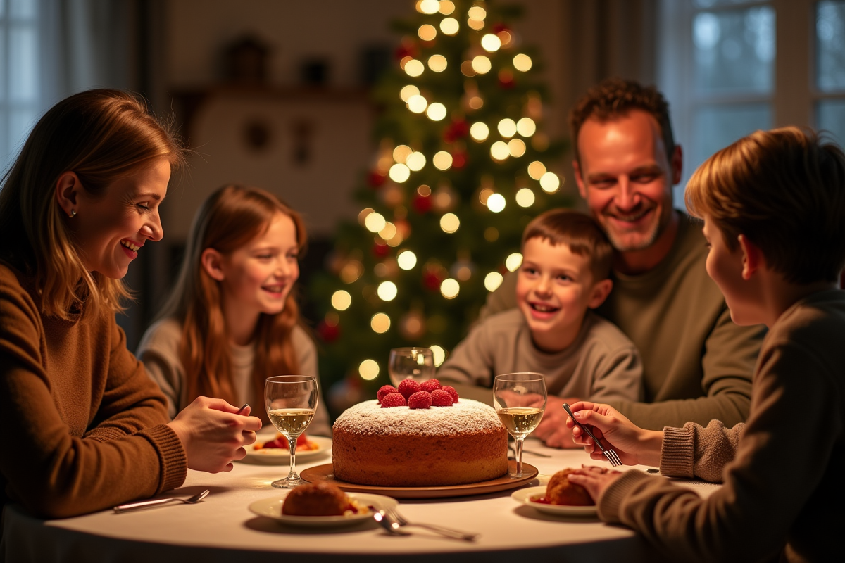 gâteau noël